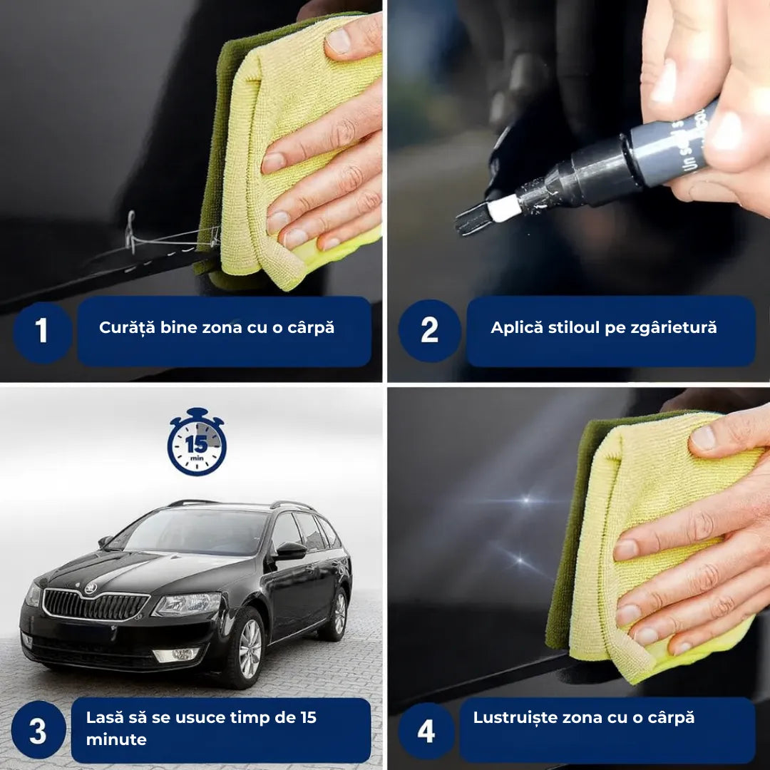 ORYLO | ScratchX™ | Îndepărtare instantanee a zgârieturilor auto